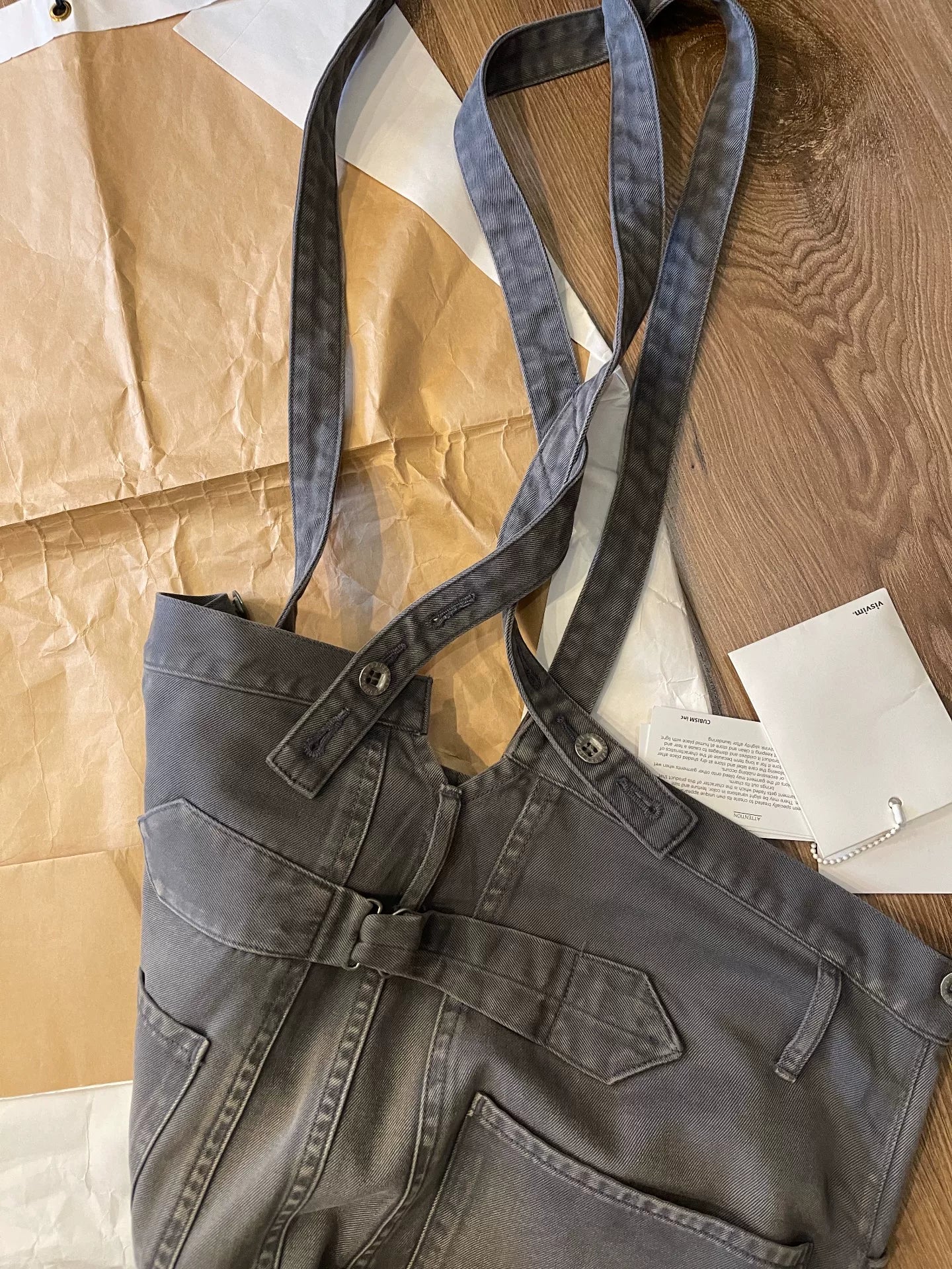 Visvim Kafka Braces Pants Grey