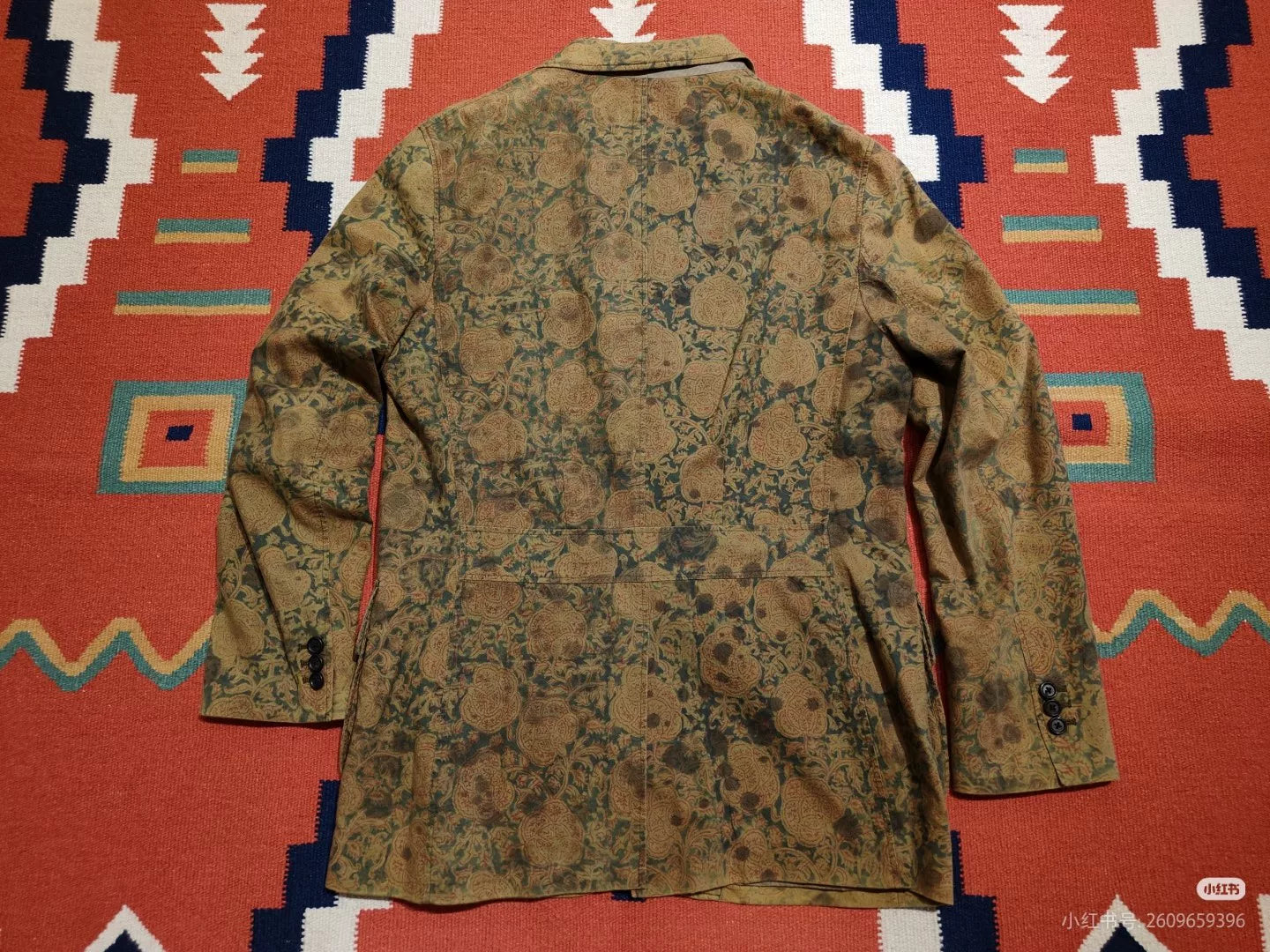 RRL Ralph Lauren Camo Paisley Blazer