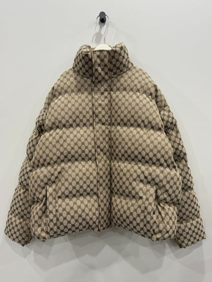 balenciaga gucci patterned puffer jacket size 44