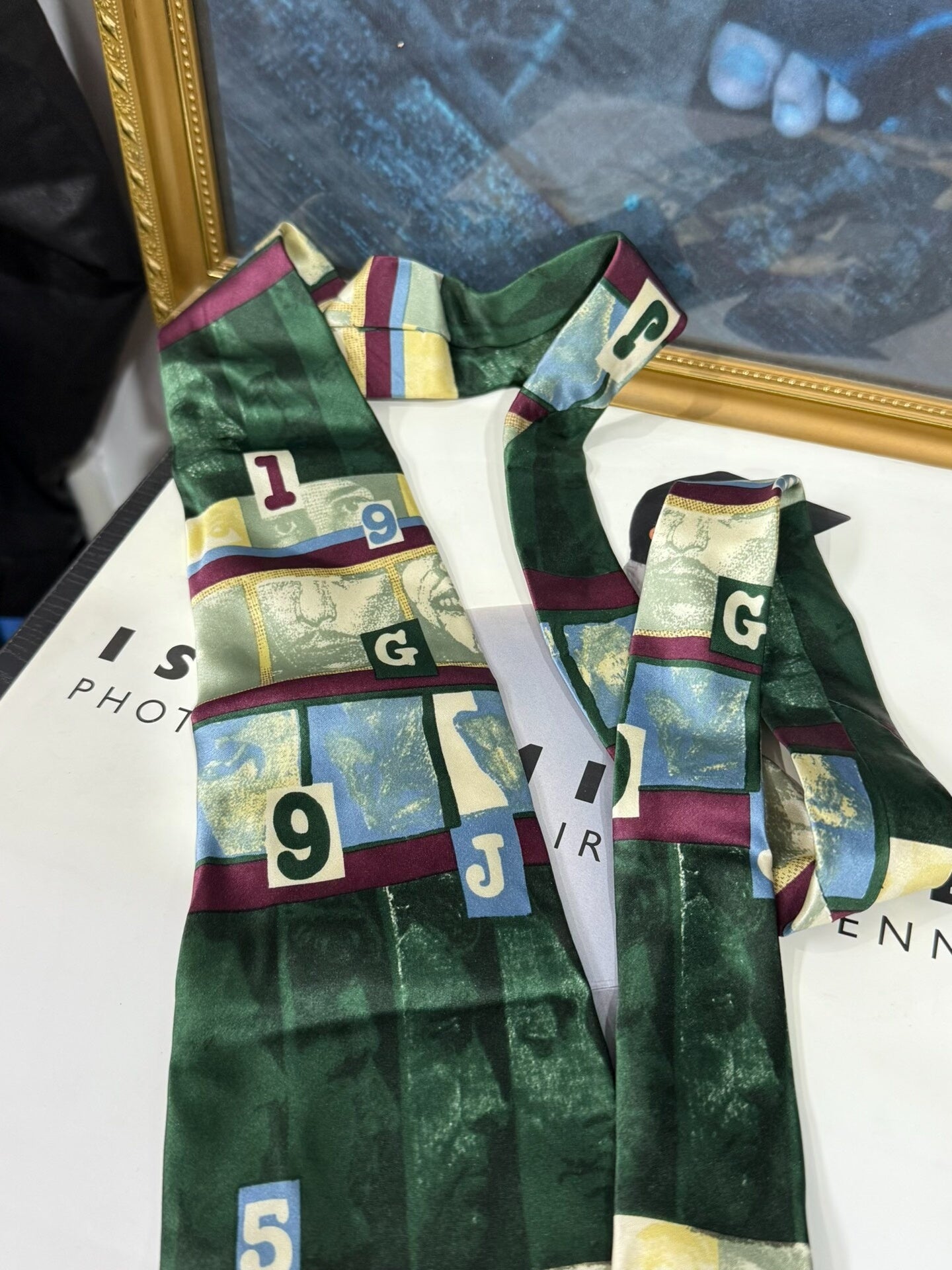 Jean Paul Gaultier Pop Art Silk Tie