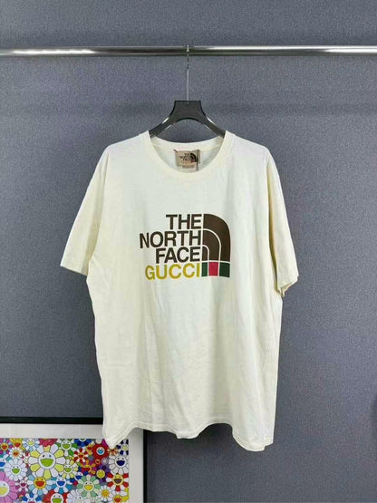 gucci x the north face printed t-shirt