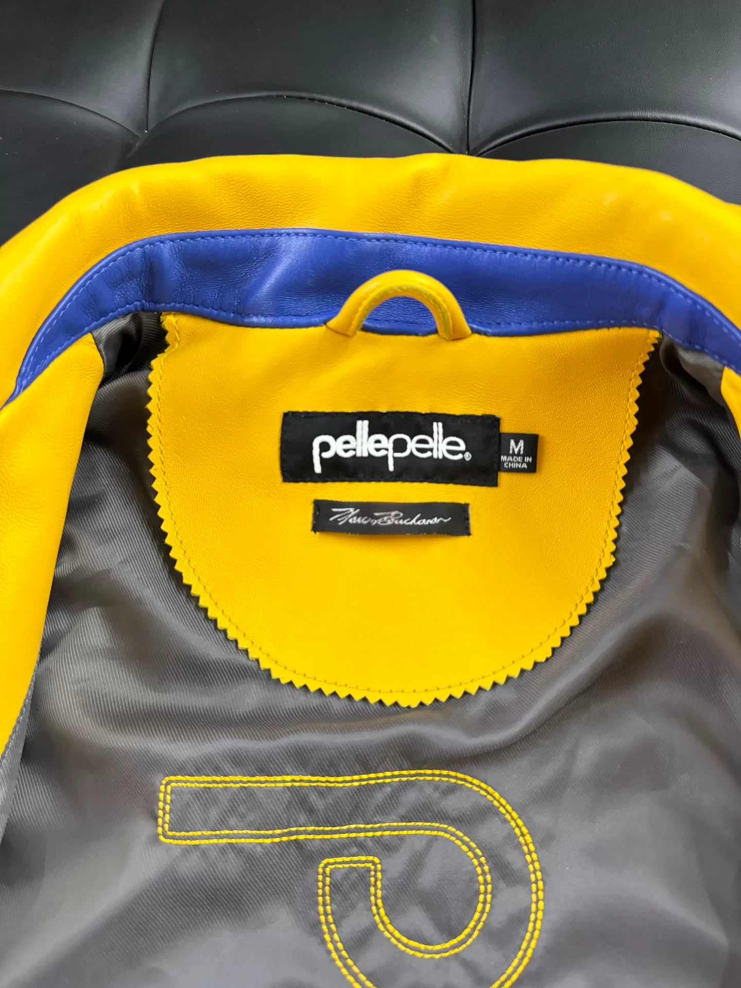 Pelle Pelle Limited Edition Yellow Leather Jacket