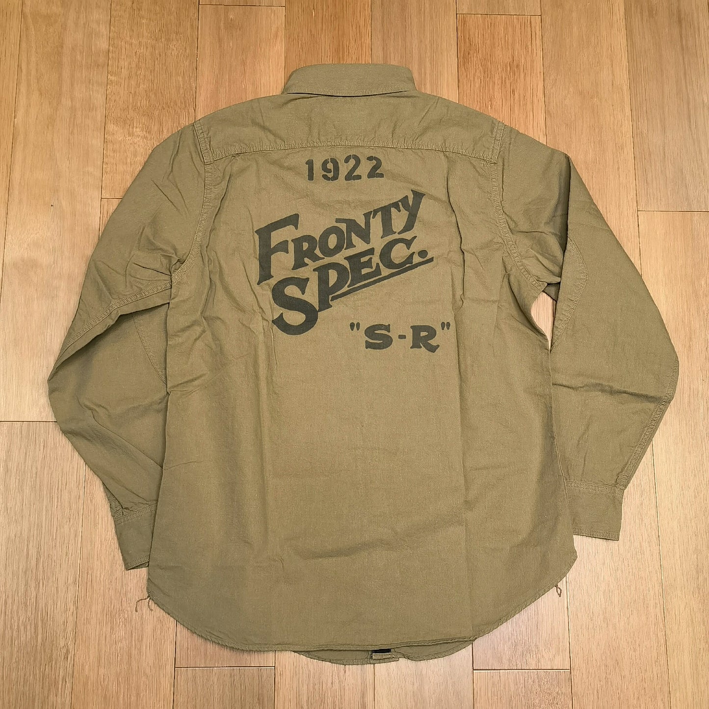 vintage Frontry Spec Olive Green Shirt