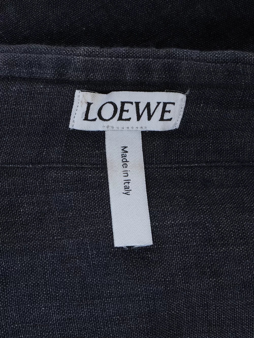 LOEWE Denim Long Coat with Charms