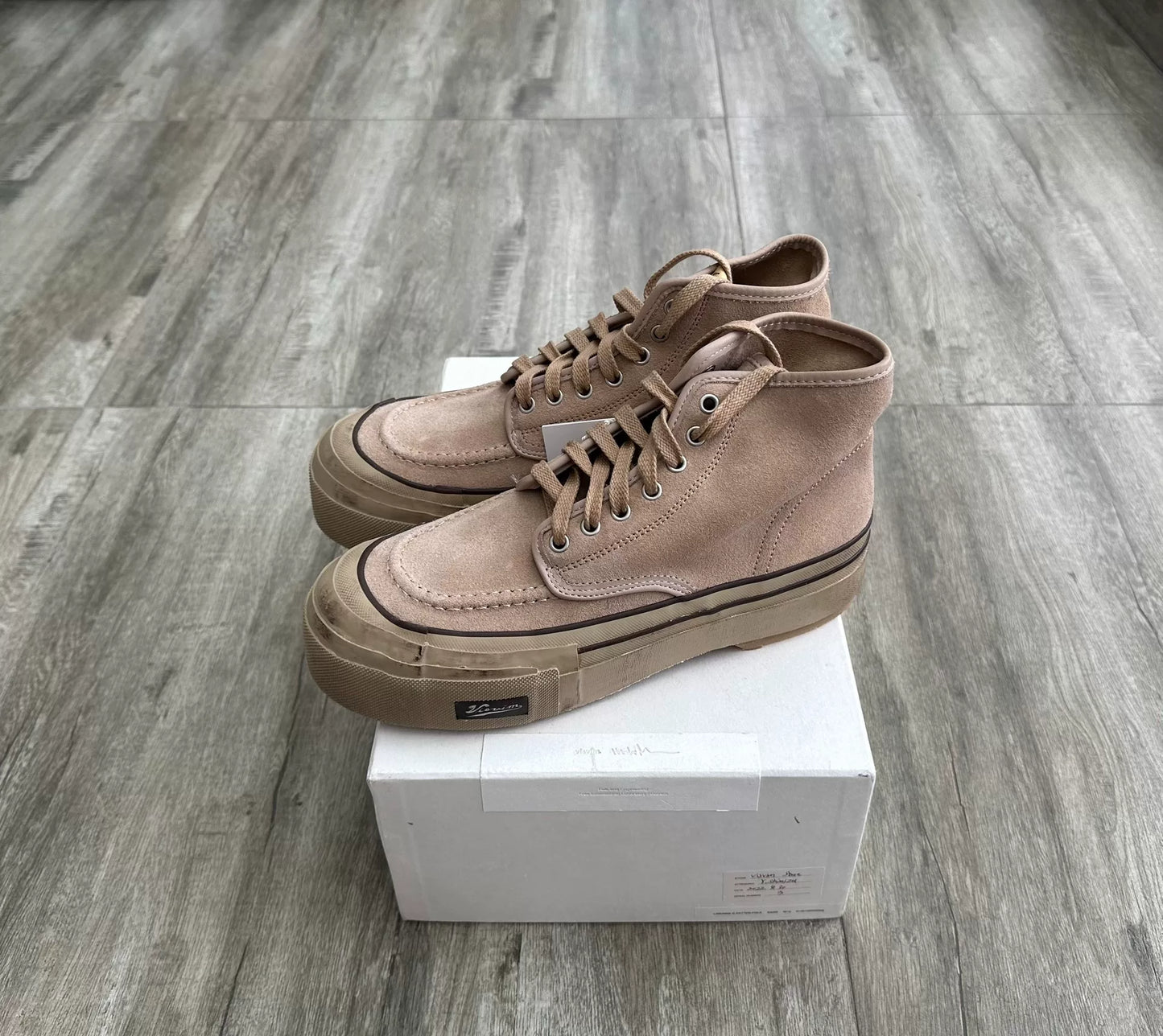 visvim liskamm g.patten-folk sneakers