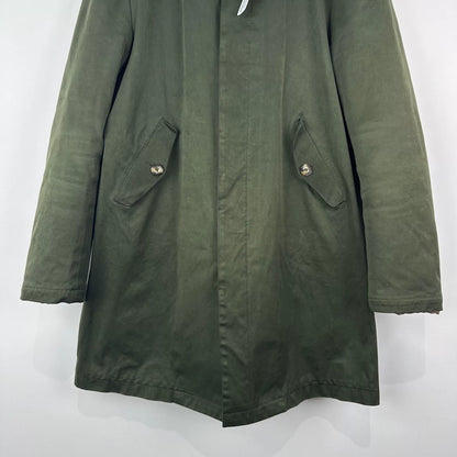Givenchy Olive Green Cotton Coat