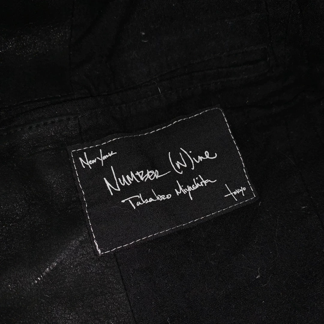 Number Nine 08AW Deer Leather Jacket