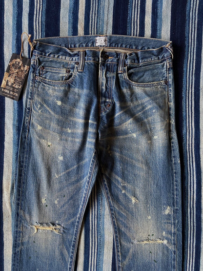 vintage washed denim jeans by prps noir