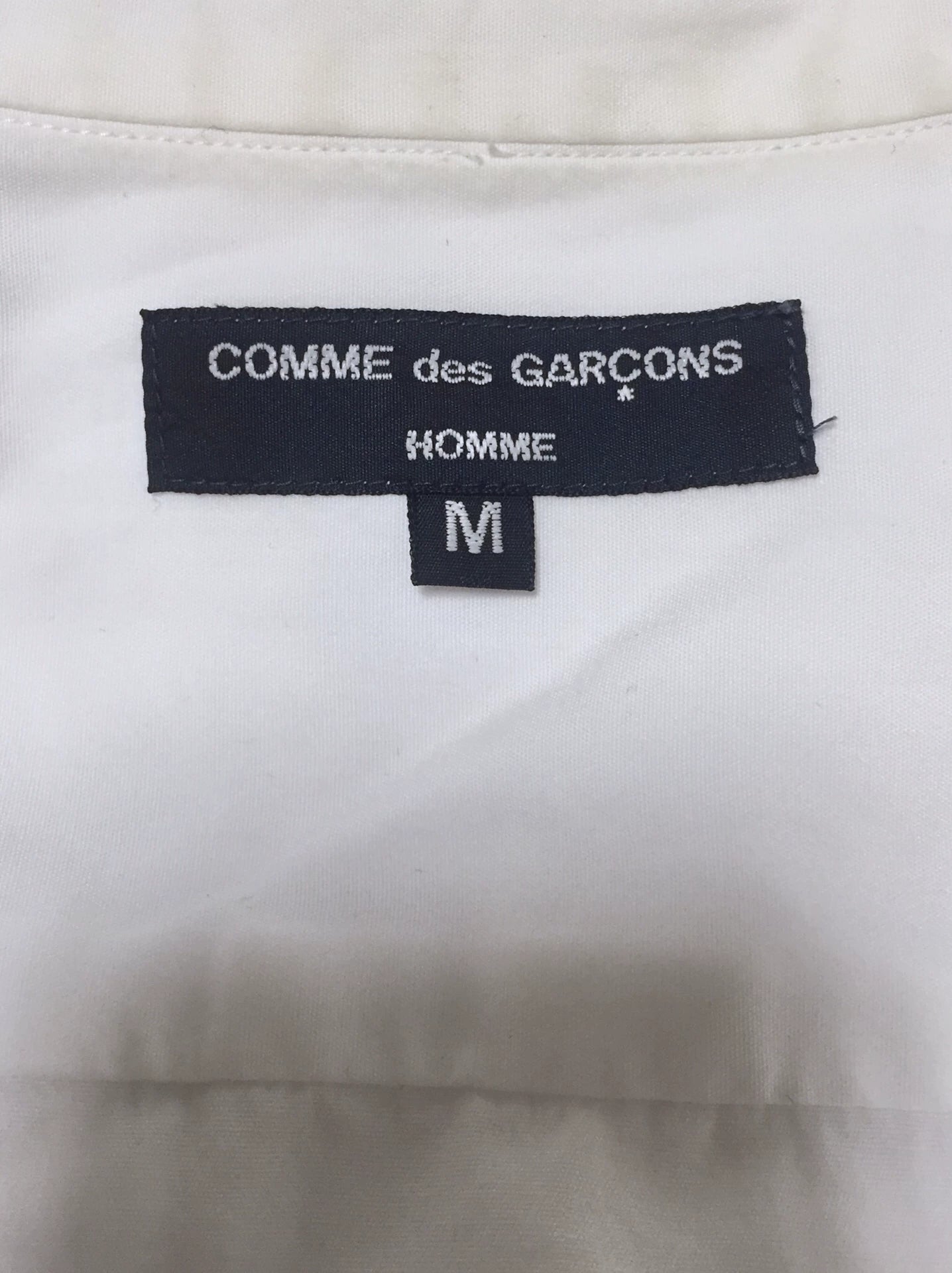 COMME des GARCONS Homme Wool White Shirt