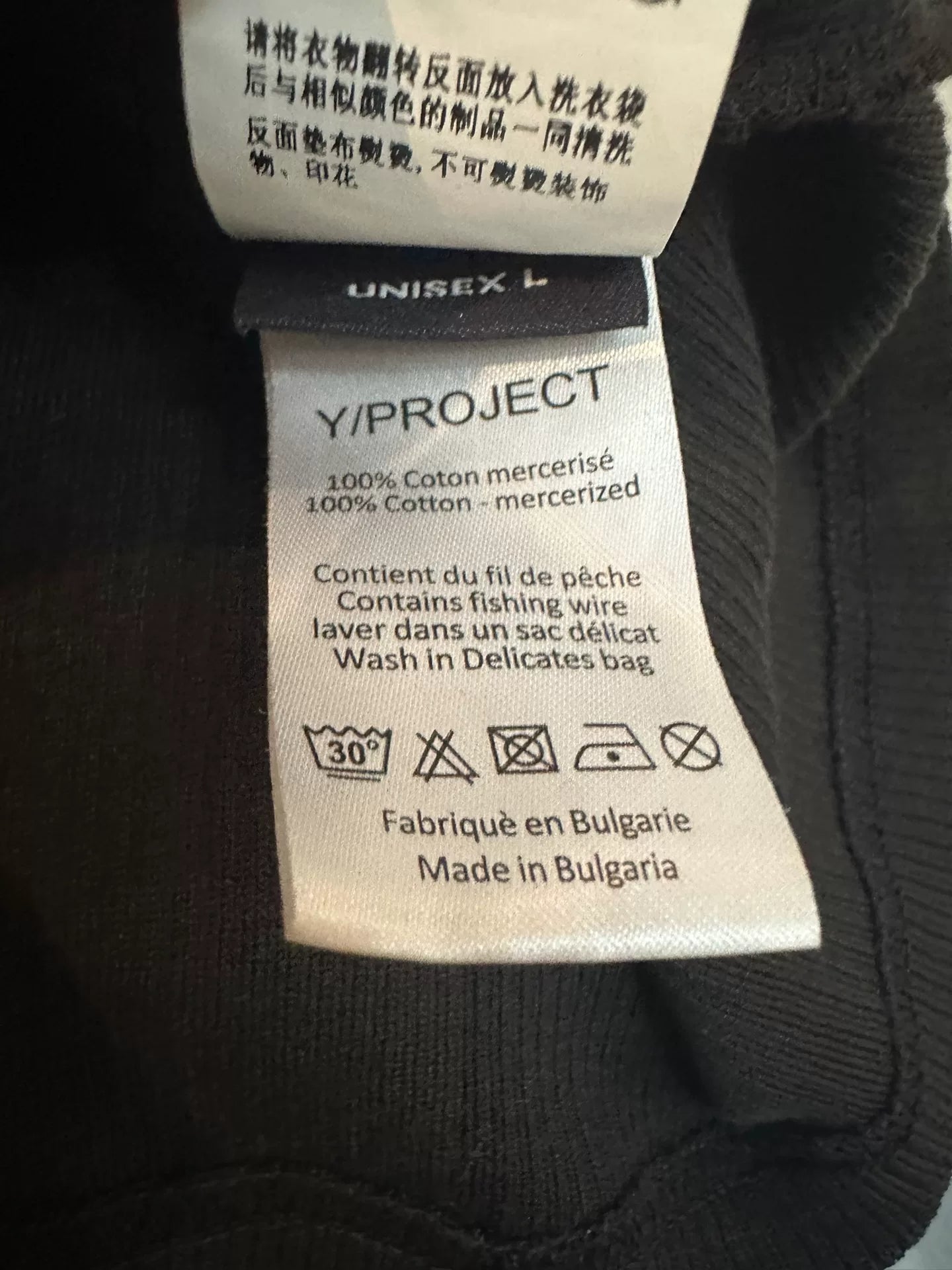 y/project rock band graphic tank top