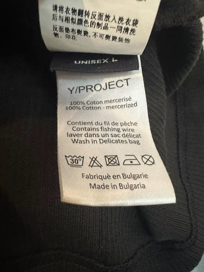 y/project rock band graphic tank top