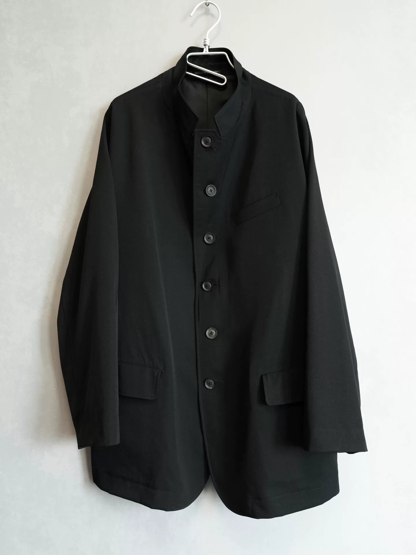 oversized wool jacket by yohji yamamoto