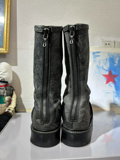 Julius 7 Suede High-Top Engineer Boots