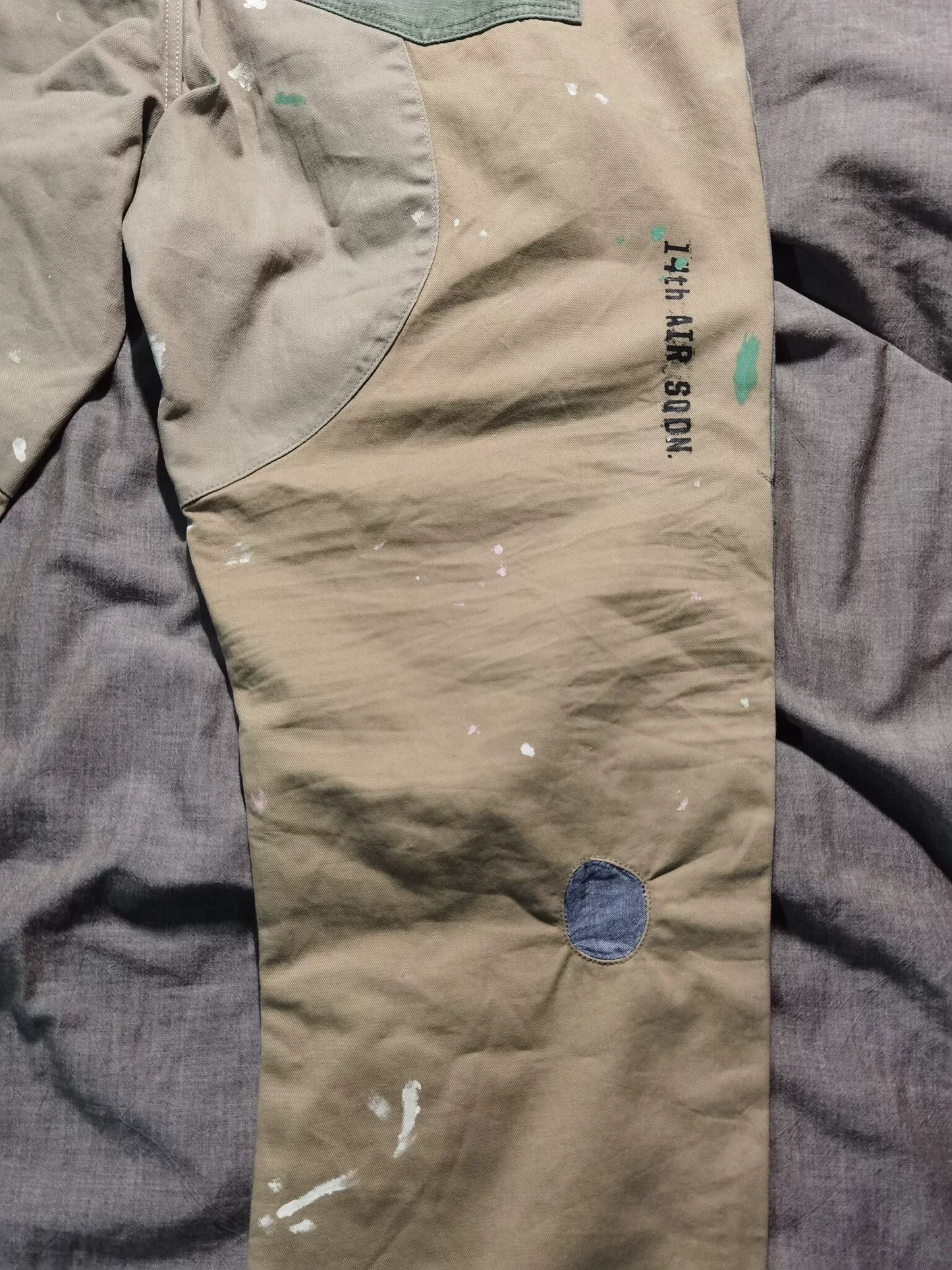 Ralph Lauren Distressed Patch Sashiko Work Pants
