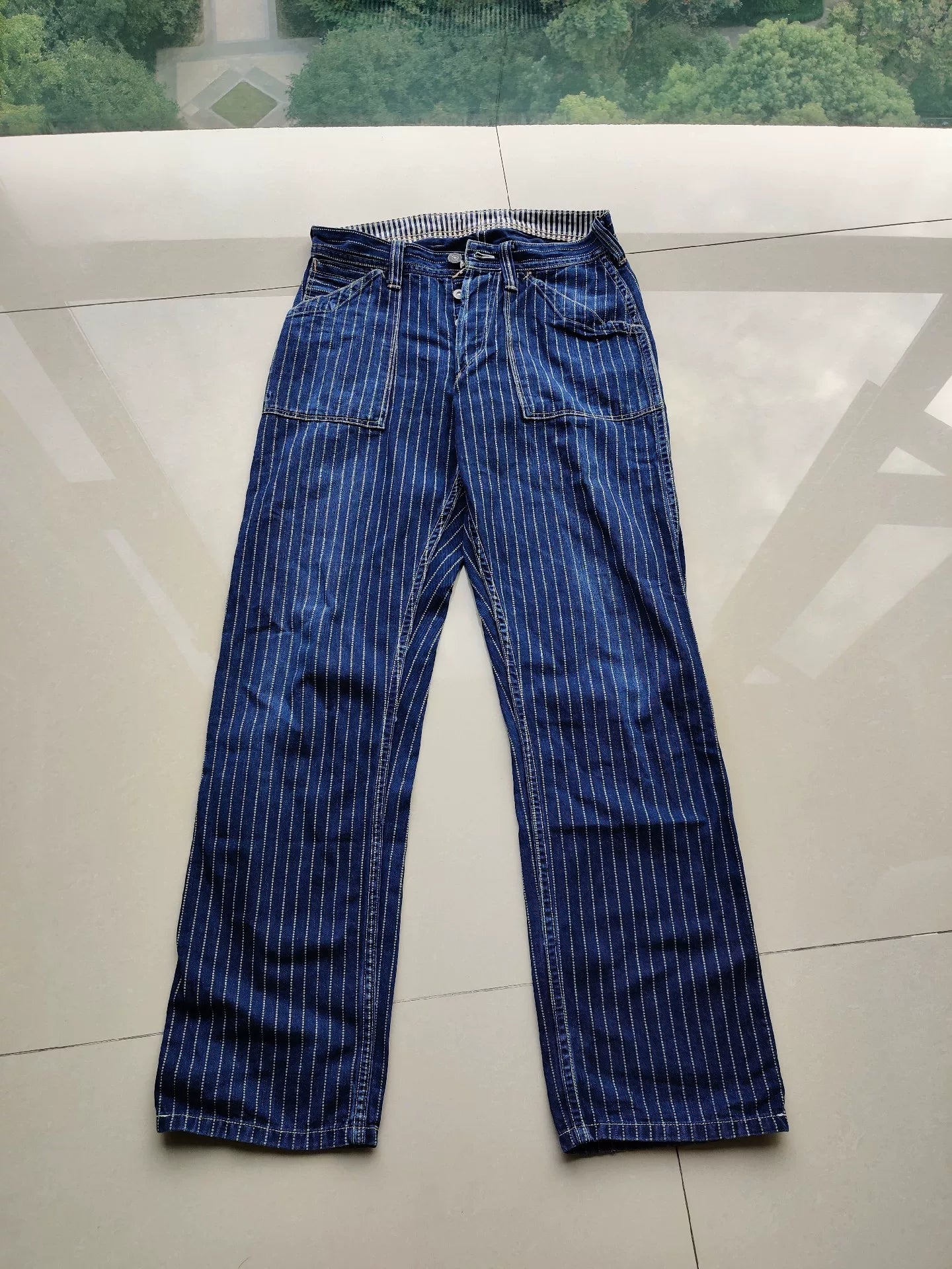 bootleggers longshoreman wabash striped pants