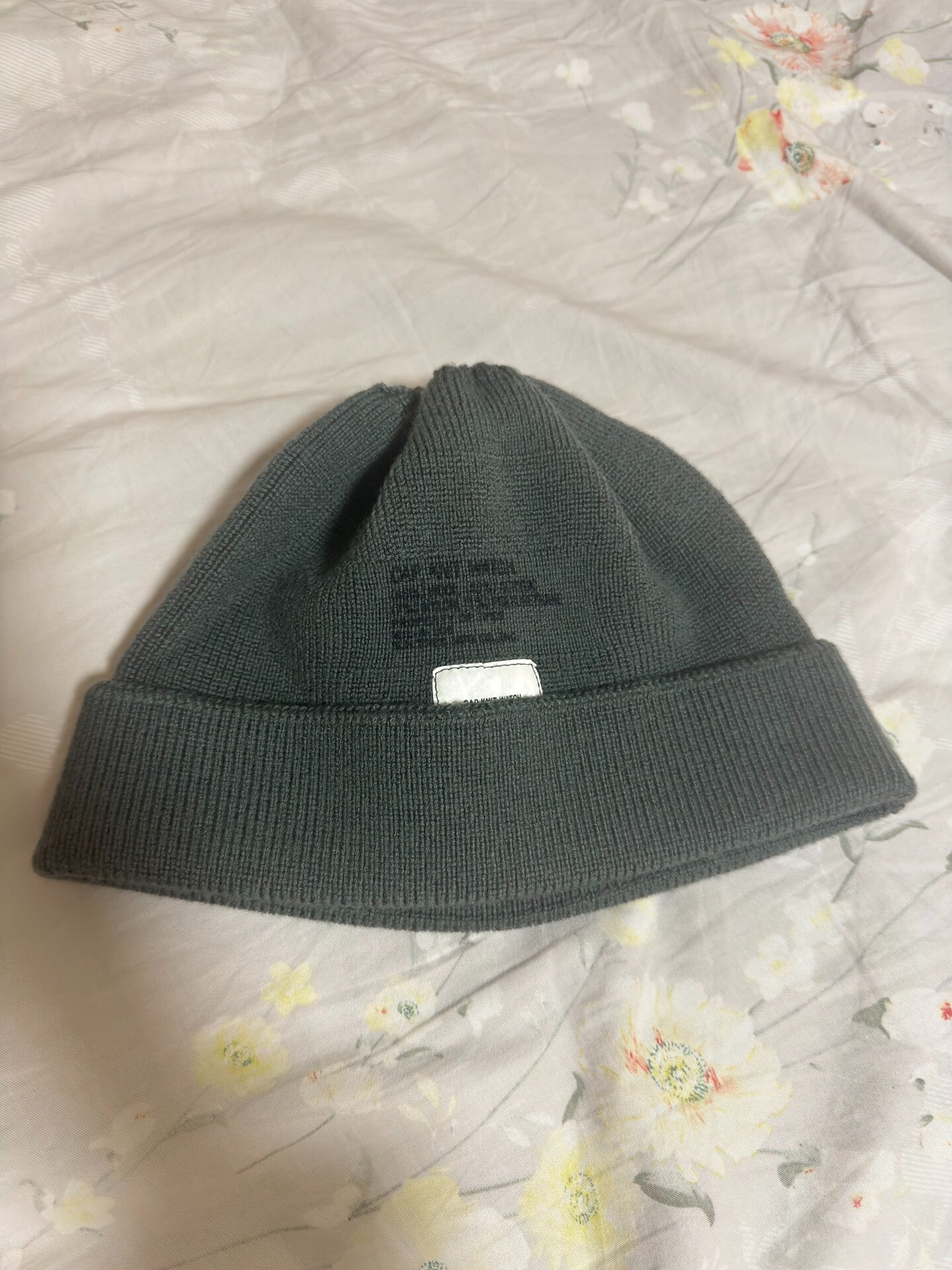 n.hoolywood 22AW Wool Blend Knit Beanie