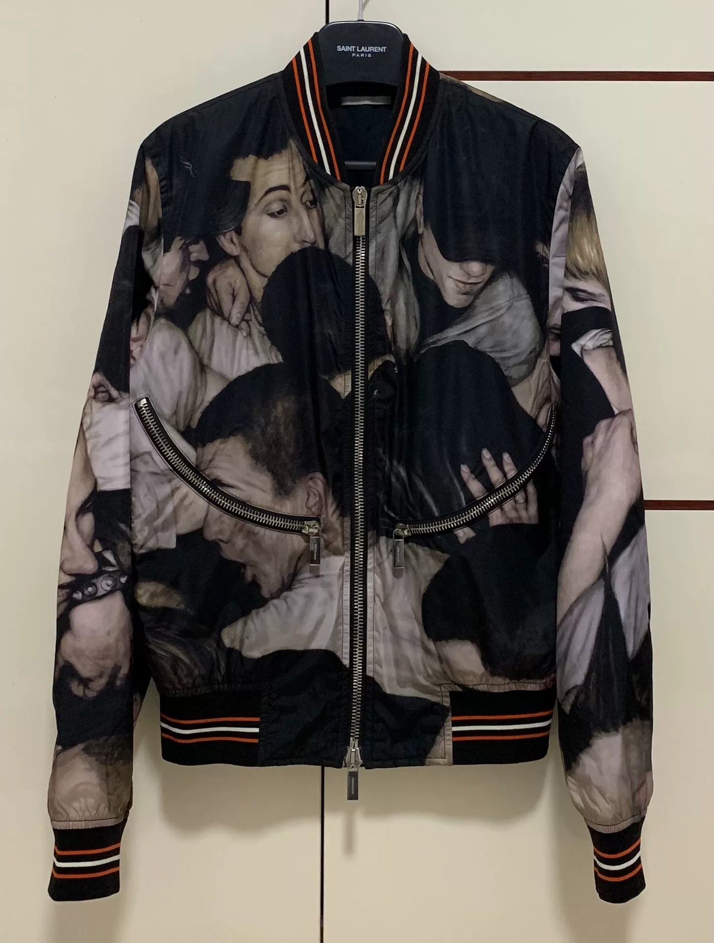 Dior Homme Portrait Oil Painting Jacket