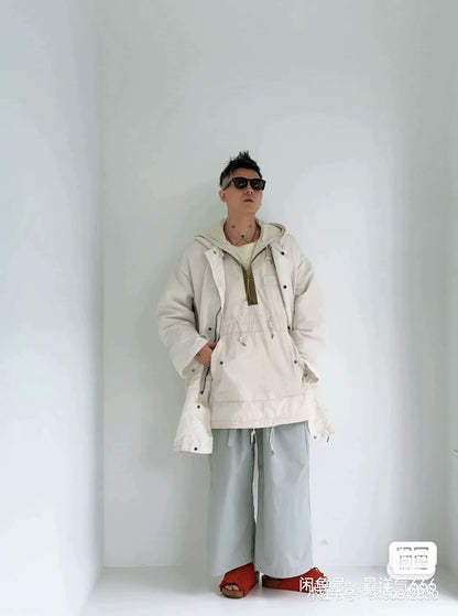 visvim dorset fishtail parka jacket ivory