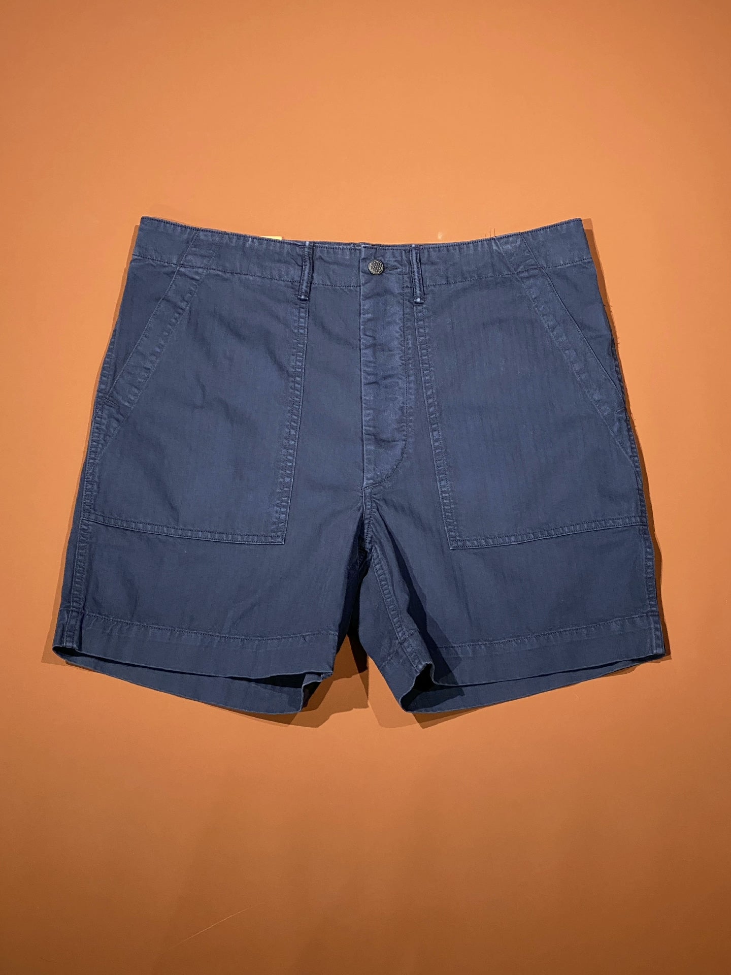 RRL Thirteen Star Herringbone Shorts