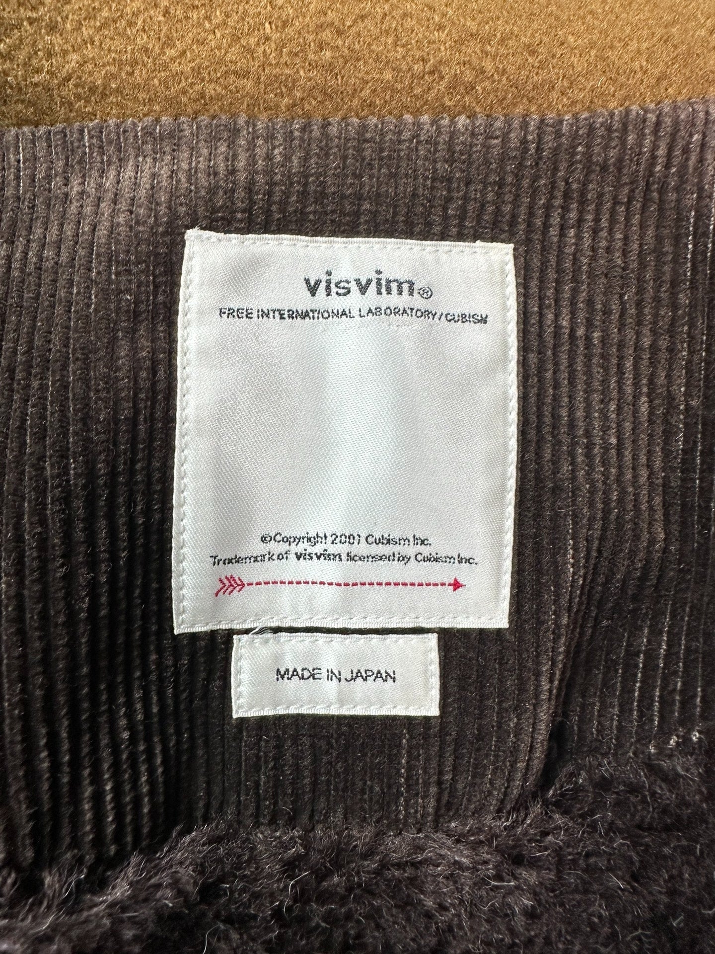 visvim mariposa ranch coat in brown