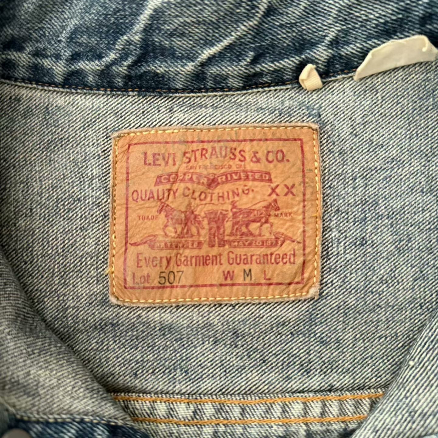 Levi's LVC 507XX Washed Denim Jacket