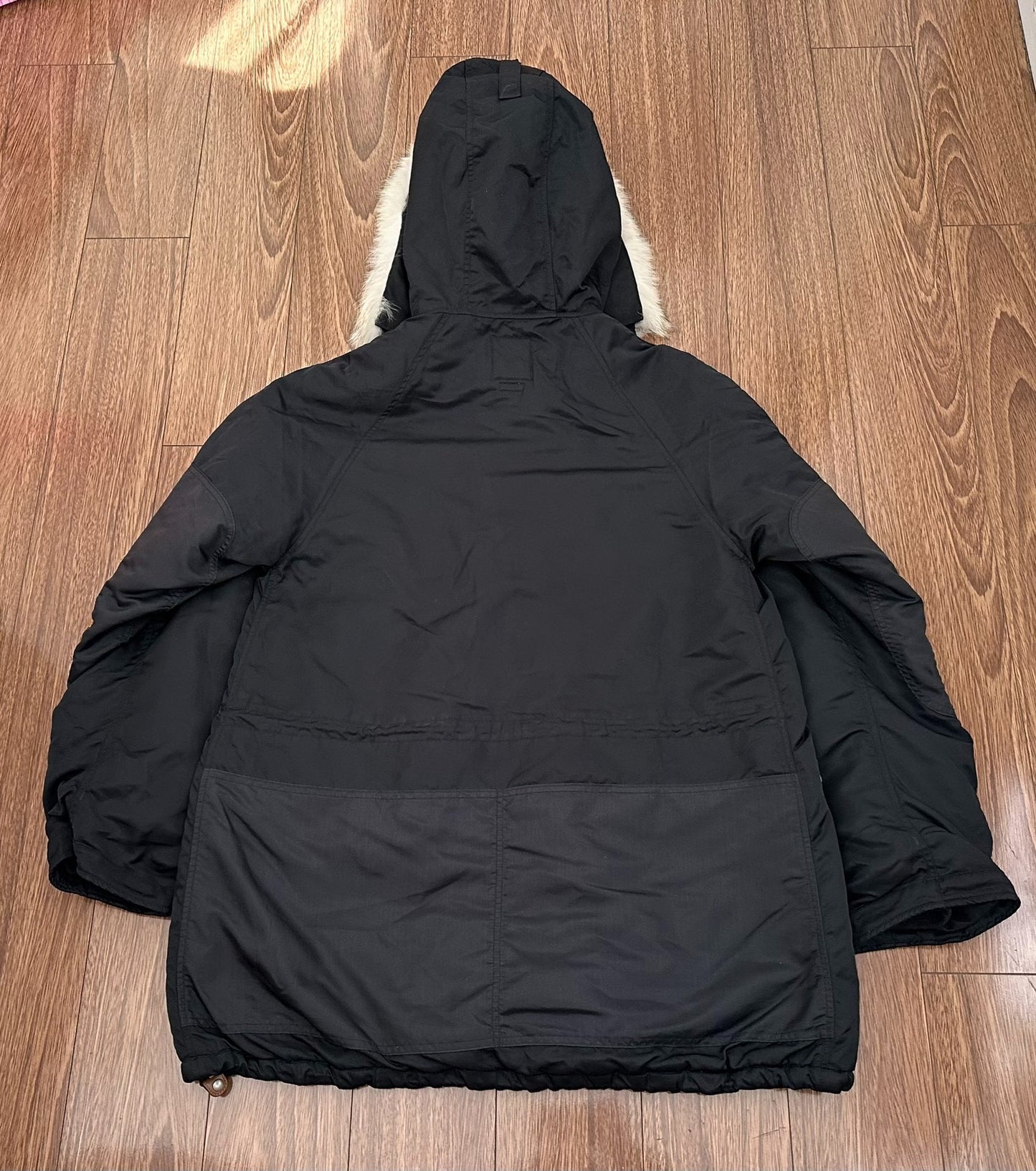 visvim valdez coat with fur hood