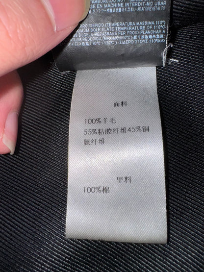 Saint Laurent Wool Houndstooth Coat