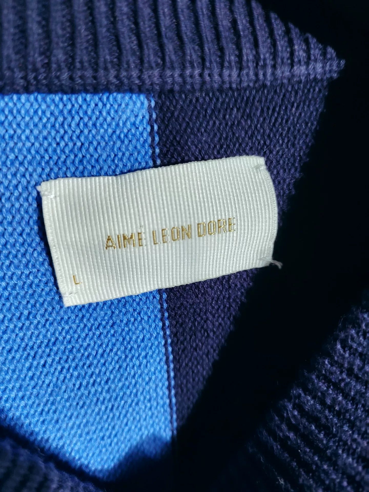 ALD Aime Leon Dore Color-block Knit Sweater