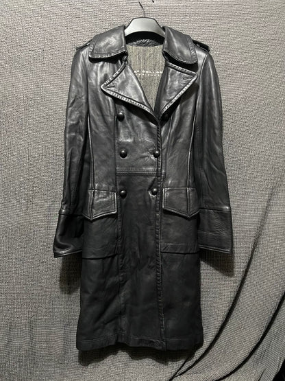 Isaac Sellam Double-Breasted Leather Coat