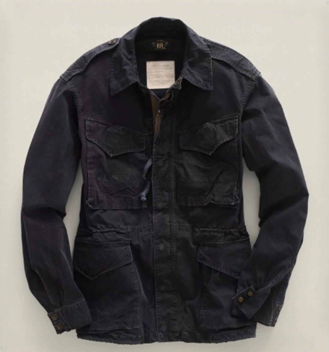 classic military style parka jacket