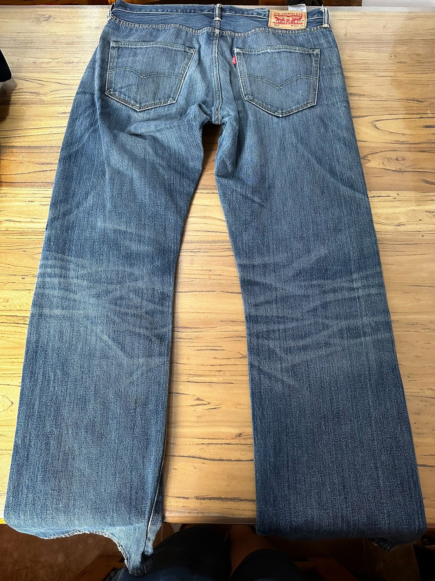 Levi's 501 Distressed Washed Jeans