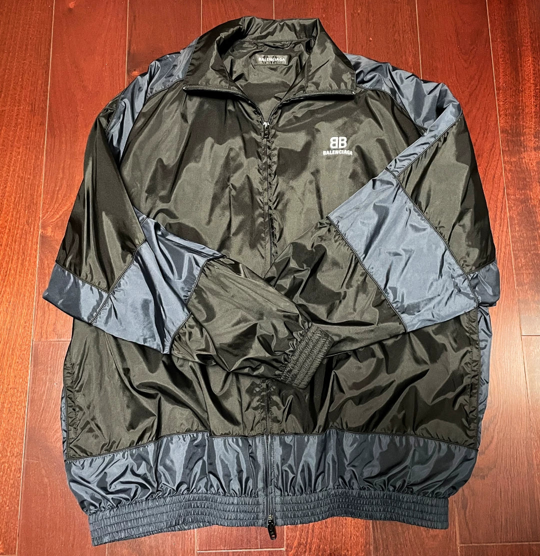 balenciaga dual-layer retro jacket uniform