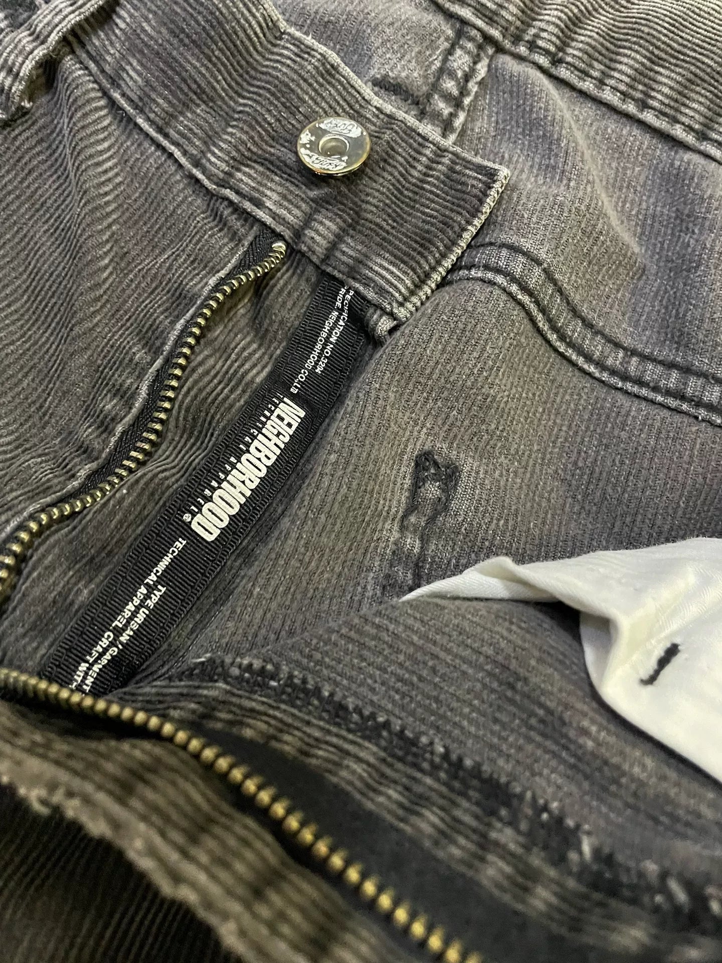 NEIGHBORHOOD Distressed Corduroy Casual Pants