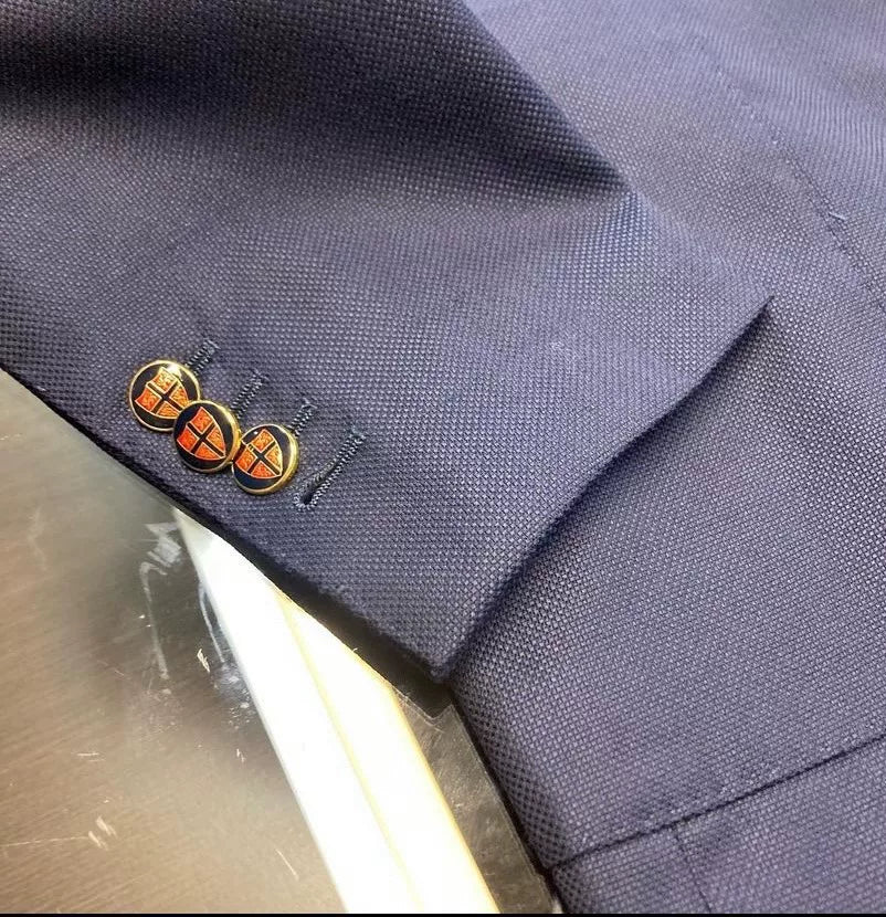 beams f gold button blazer jacket