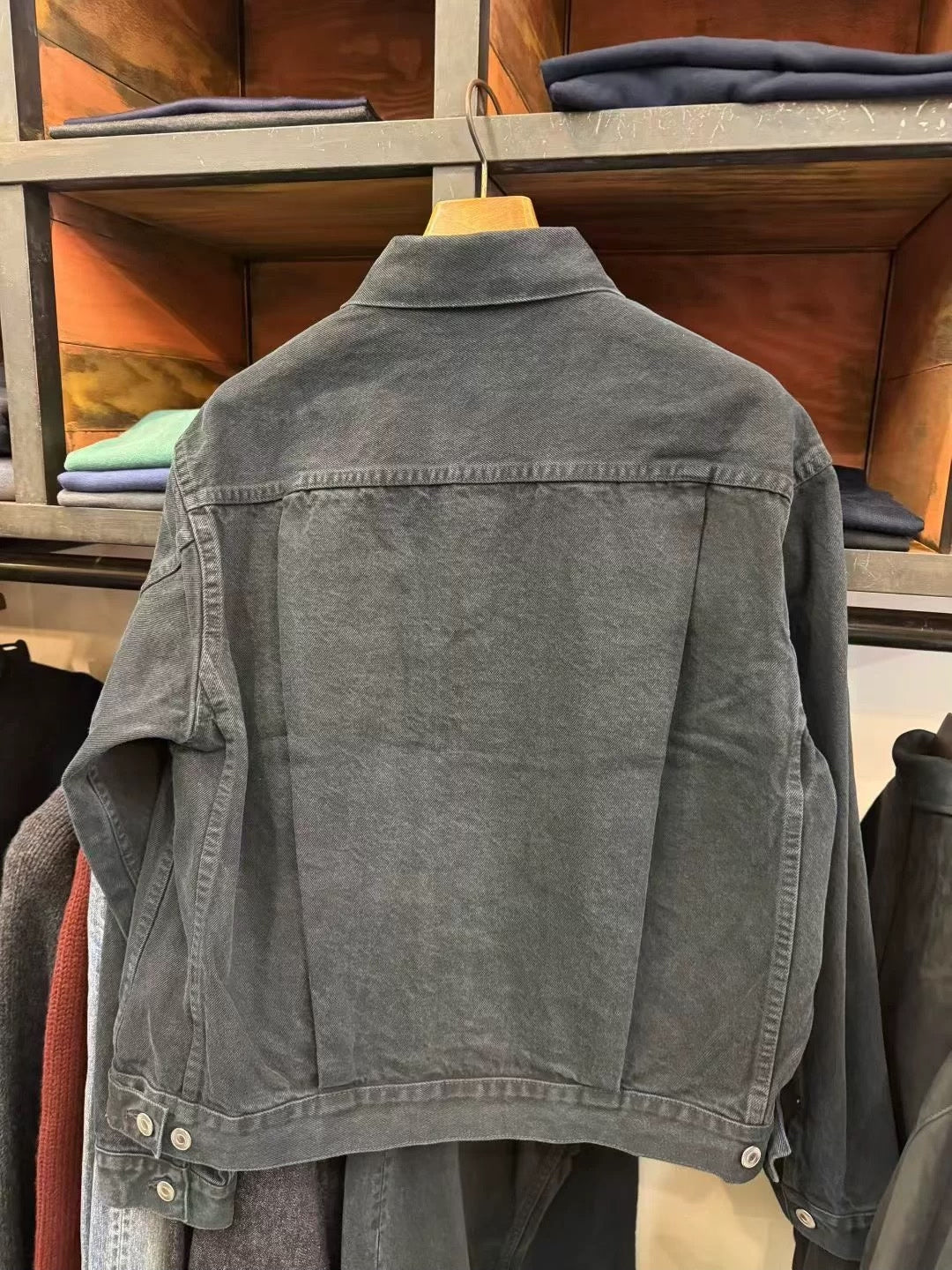 APRESSE Black Denim Jacket
