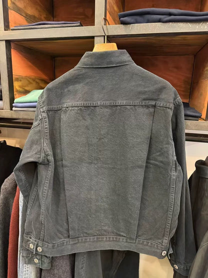 APRESSE Black Denim Jacket