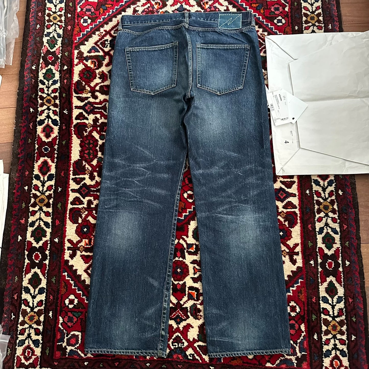 visvim dry wash denim pants size 2