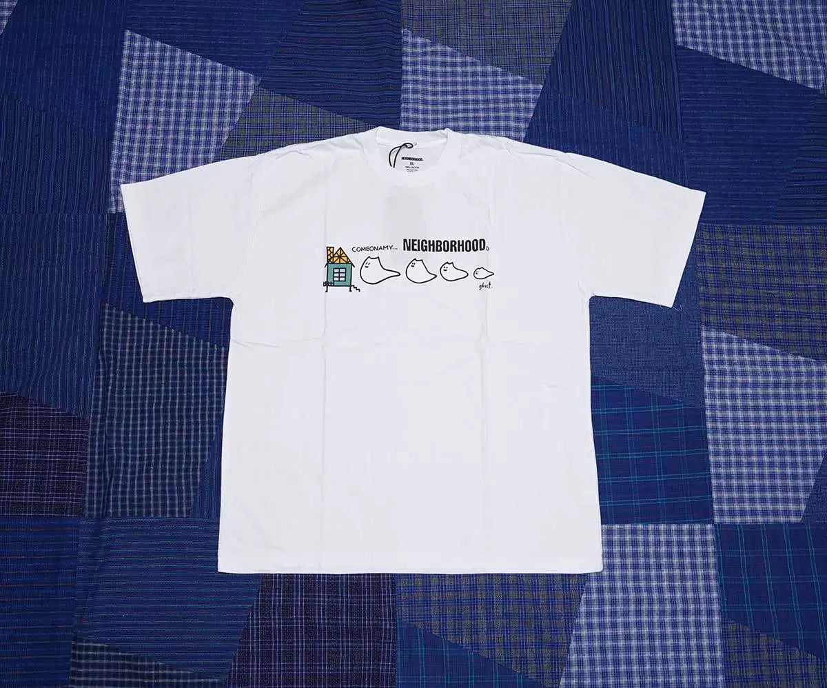 neighborhood nh tee with ghost graphic