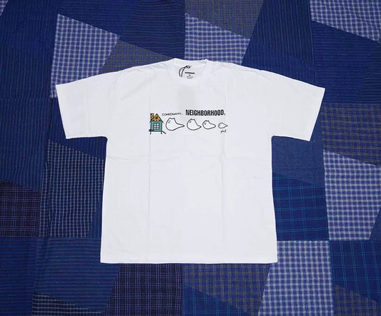 neighborhood nh tee with ghost graphic