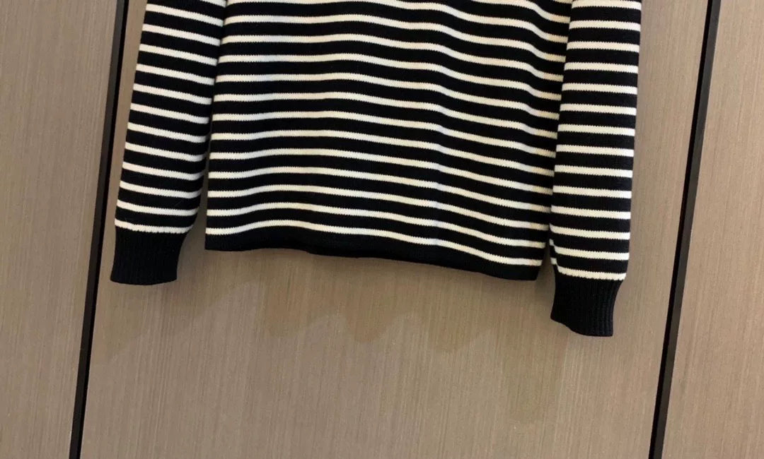 Saint Laurent Men's Striped Sweater