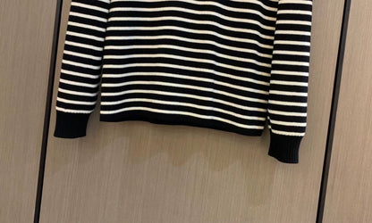 Saint Laurent Men's Striped Sweater
