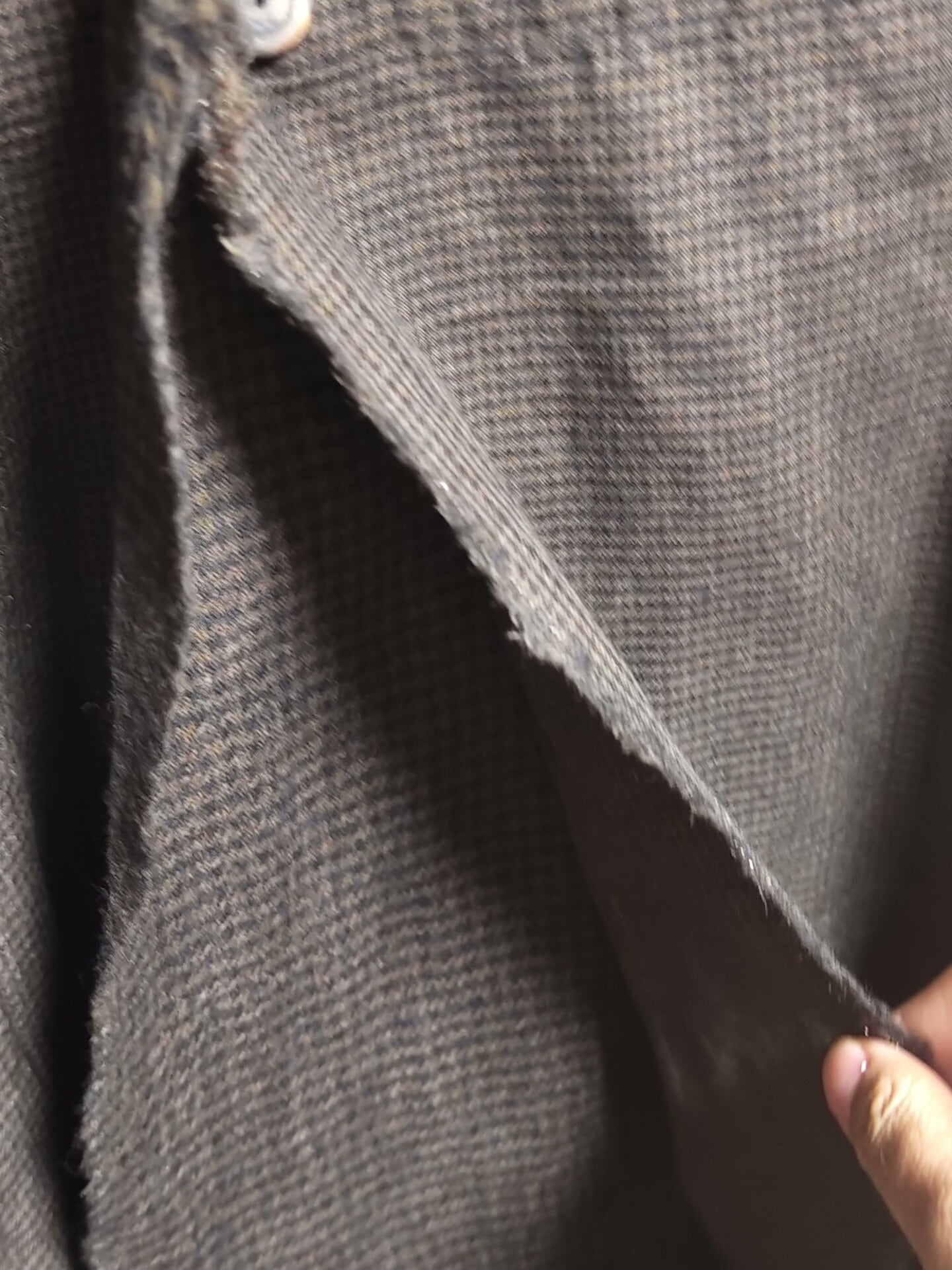 ziggychen plant-dyed wool blend coat