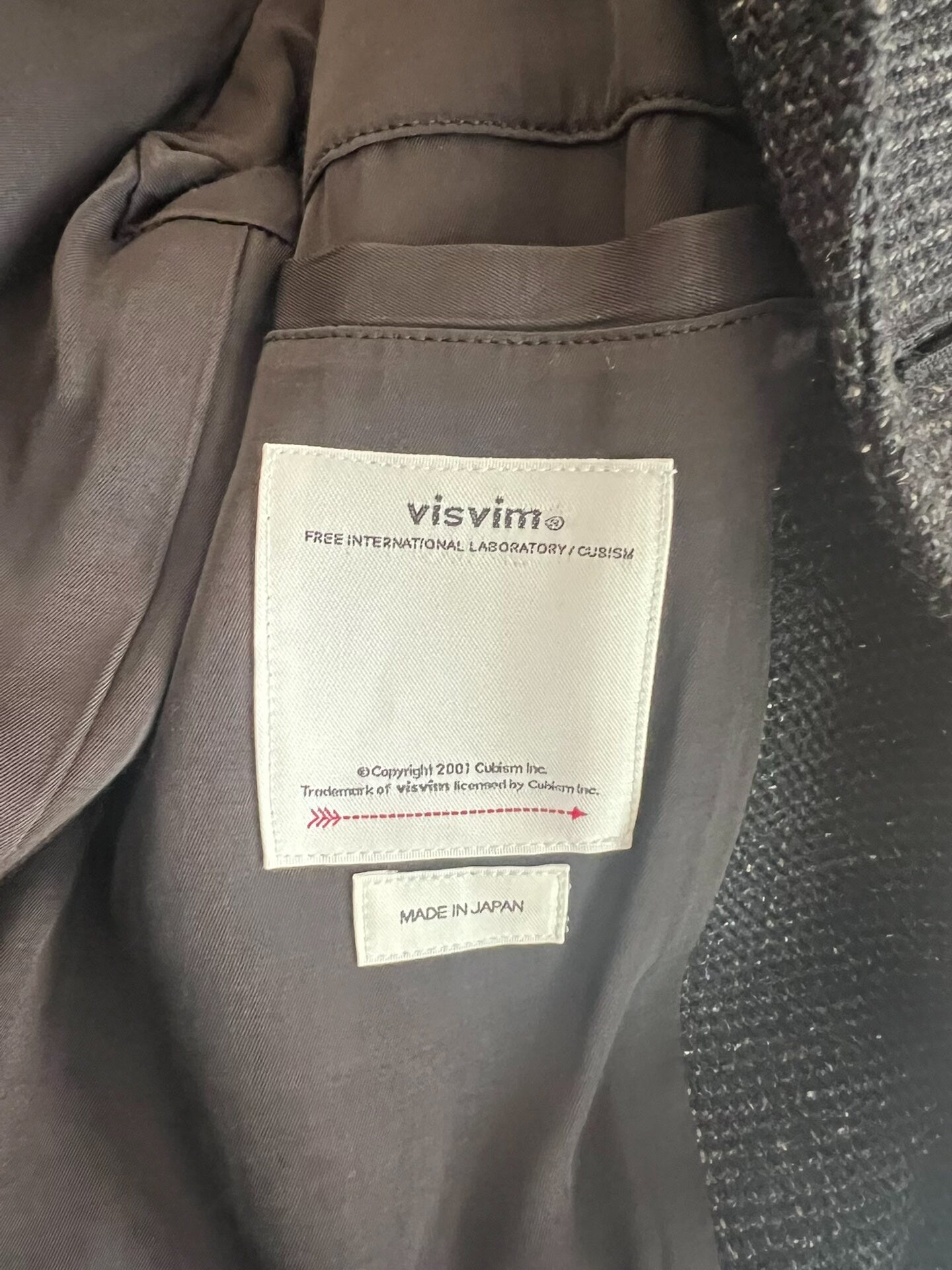 visvim falkland blazer jacket thick fabric
