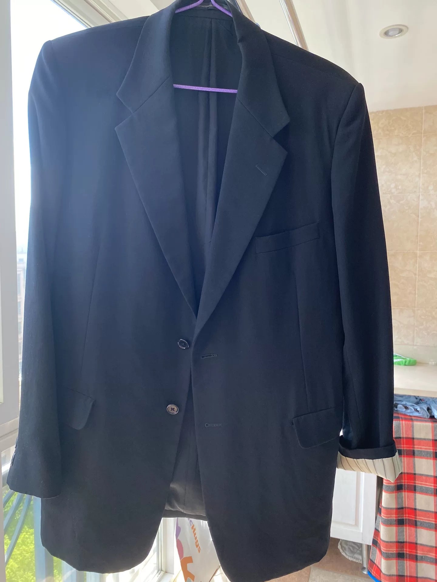 Yohji Yamamoto Y's Black Wool Suit Jacket