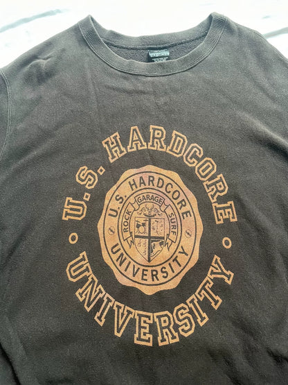 classic college sweatshirt with graphic print