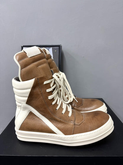 Rick Owens 22SS Geobasket Brown High-Top