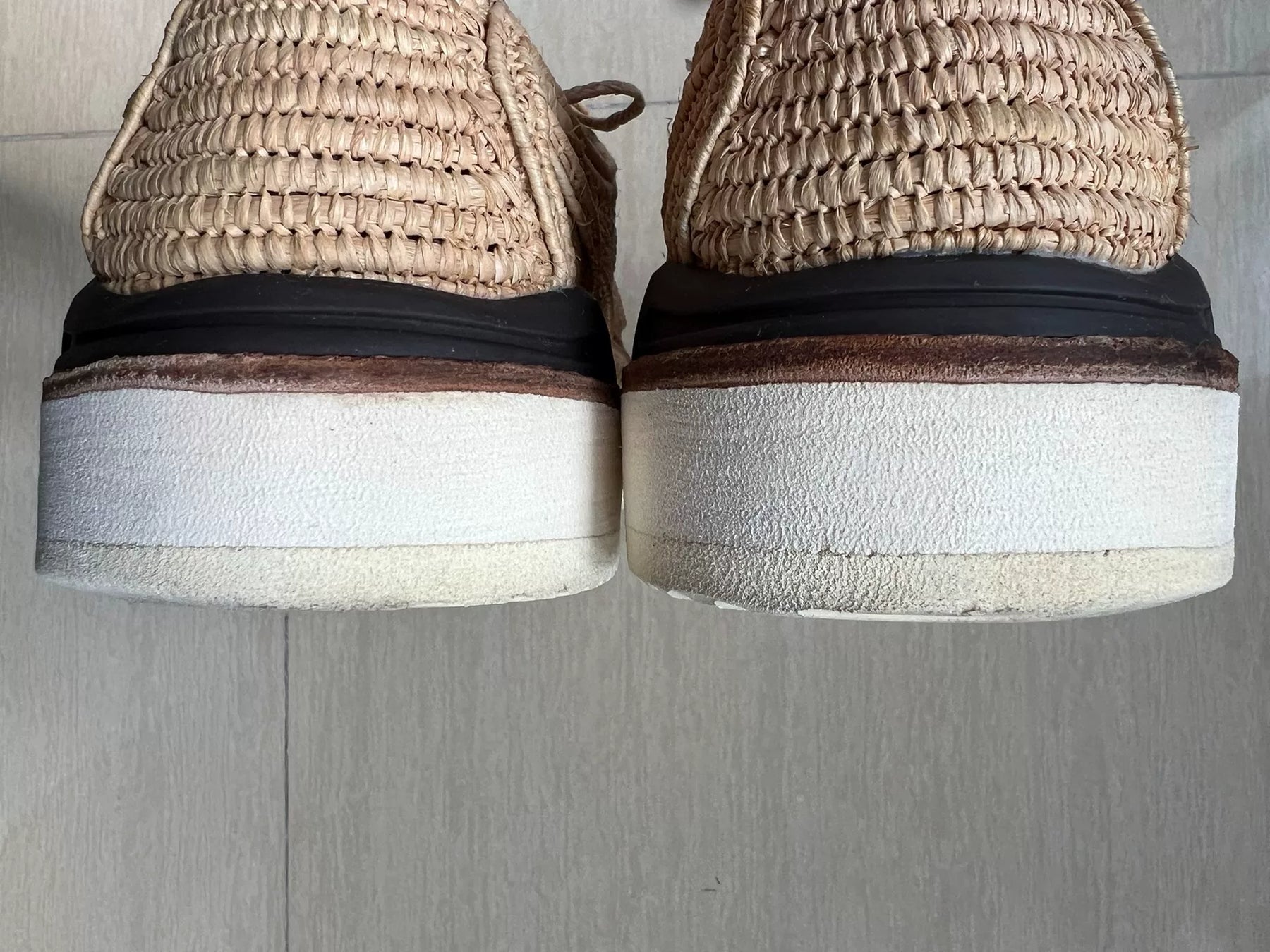 visvim patrician raffia shoe