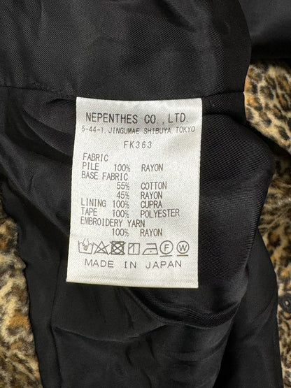 leopard print coach jacket size M