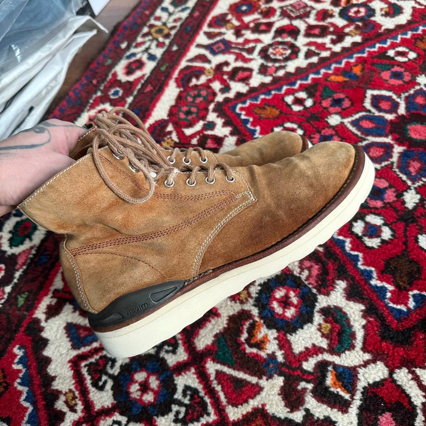 Visvim Suede Boots vintage Style