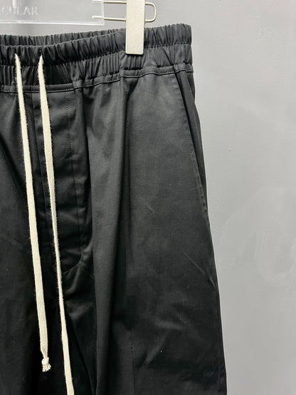 Rick Owens Main Line Cropped Black Pants